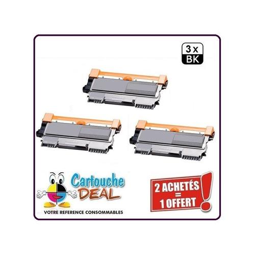 Brother Tn2220 Lot 3 Toners Compatible Dcp 7060 7065 7070dw - Fax 2840 2940 - Hl 2240 2250dn 2270dw  - Mfc 7360n 7460dn 7860dw