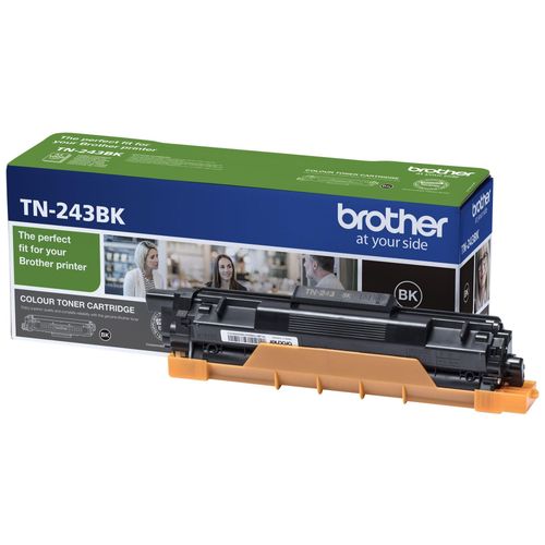 Brother Tn243bk - Noir - Original - Cartouche De Toner - Pour Brother Dcp-L3510, L3517, L3550, Hl-L3210, L3230, L3270, Mfc-L3710, L3730, L3750, L3770