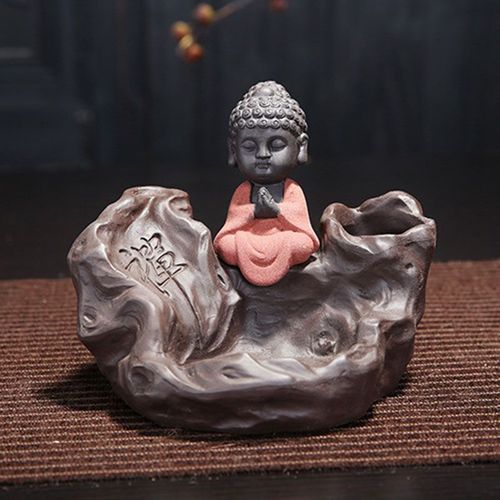Brleur D'encens  Reflux Cascade En Cramique, Moine Du Vermont, Eva D'aromathrapie Cratif, Encensoir De Bouddha, Maison De Th, Vase De Plantes, Dcoration D'intrieur
