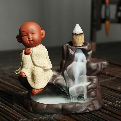Brleur D'encens  Reflux En Cramique, Bton De Bouddha, Porte-Encens En Cascade, Encensoir D'aromathrapie, Dcors De Maison