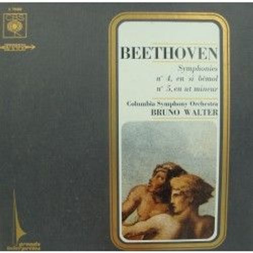 Bruno Walter/Columbia Symphonie N4-5 Beethoven Lp Cbs - 