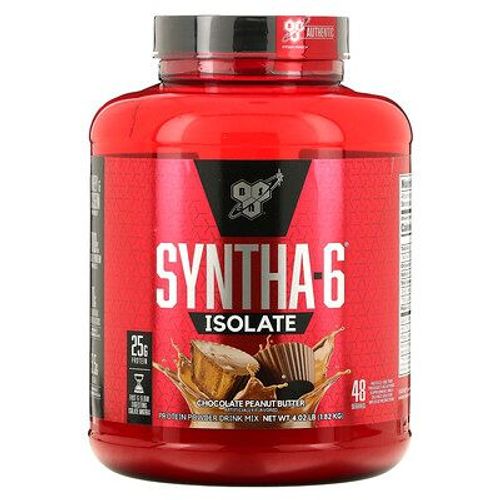 Bsn Syntha-6 Isolate, Mlange De Protines En Poudre  Boire, Chocolat Beurre D'arachide, 4.02 Lb (1.82 Kg)