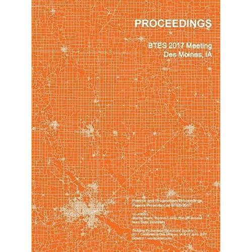 Btes 2017 Proceedings   de Thomas Leslie  Format Broch 
