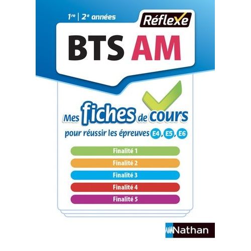 Fiches Bts Assistant De Manager 1re Et 2e Anne - Finalits 1-2-3-4-5   de Bouvier Florence  Format Beau livre 