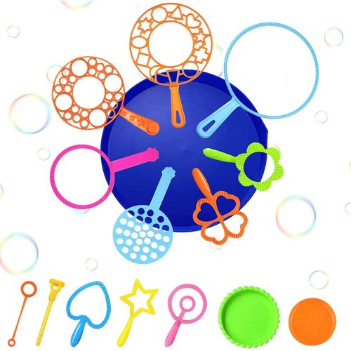 Bubble Wand,15 Bubble Wand Set,Soap Bubbles Kit For Children,Bubble Sticks For Kids,Bubble Maker For Outdoor Activities,Birthday Parties