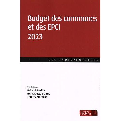 Budget Des Communes Et Des Epci   de Straub Bernadette  Format Beau livre 