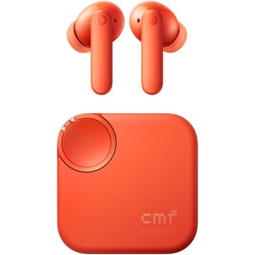 Buds 2 couteurs Sans Fil Avec Anc Hybride De 48 Db, Autonomie De 55 Heures, Driver Pmi De 11 Mm, 6 Micros Hd Et Audio Spatial, Rsistance  L'Eau Ip55 Orange[FIL6163536]