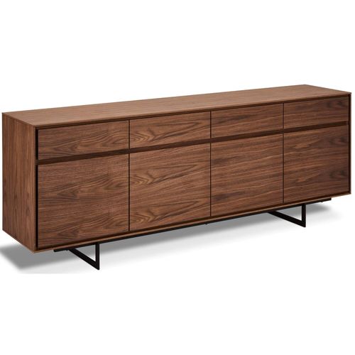Buffet 4 Portes 4 Tiroirs En Effet Bois Et Mtal