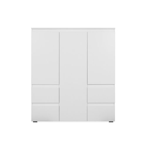 Buffet Haut 3 Portes, 4 Tiroirs Et 5 tagres - L116 Cm