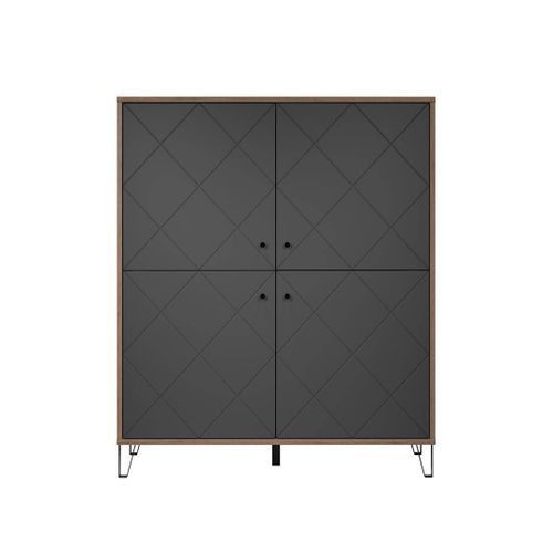 Buffet Haut 4 Portes - H136 Cm