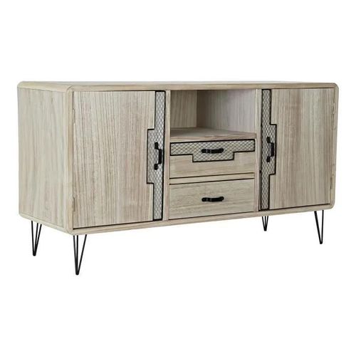 Buffet Mtal Bois De Paulownia (120 X 41 X 65 Cm)