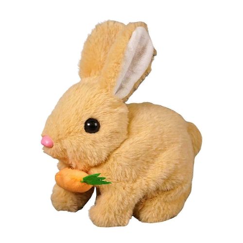 Bunby, Bunby - Mon lapin en peluche raliste, un lapin raliste qui peut marcher et parlerbunby Mon lapin en peluche raliste, un robot lapin interactif et raliste en peluche de Pques-L