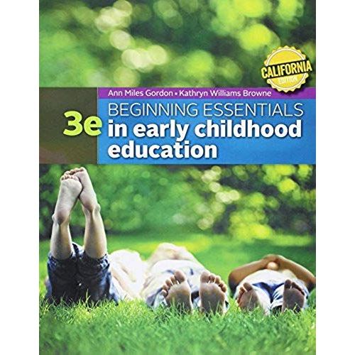 Bundle: Beginning Essentials In Early Childhood Education, California Edition , Loose-Leaf Version, 3rd + Mindtap Education, 1 Term (6 Months) Printed Access Card   de Kathryn Williams Browne  Format Broch 