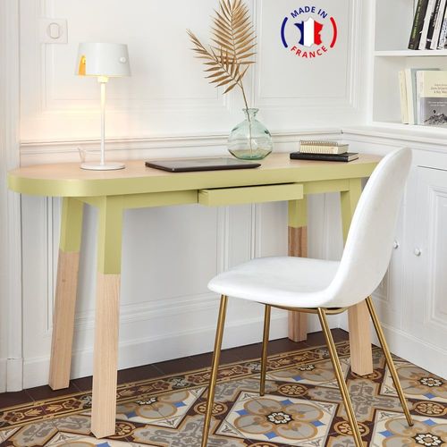 Bureau Console 100 Cm, 100% Frne Massif