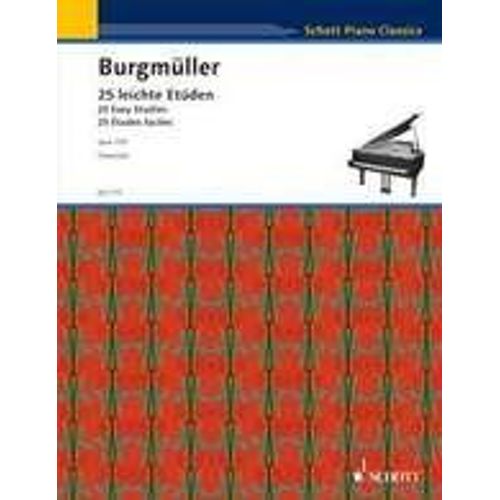 Burgmller : 25 Etudes Op. 100