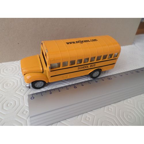 Bus Modele School Jaune Friction
