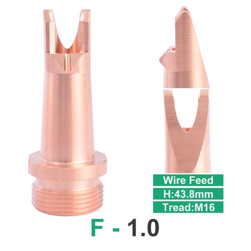 Buse De Soudage Laser M16 Chaoqiang,Fentres De Protection,Lentille De Mise Au Point De Collimation,Moulage,Miroir,Pices De Tte D'anneau - Type F-1.0