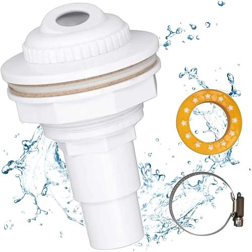 Buse Refoulement Piscine,Buse D'entre Pour Piscine Avec Embout De Tuyau 38/32 Mm,Buse Refoulement Buse D'entre Pour Piscine,Buse D'entre Pour Piscine,Pour Drainage Piscine