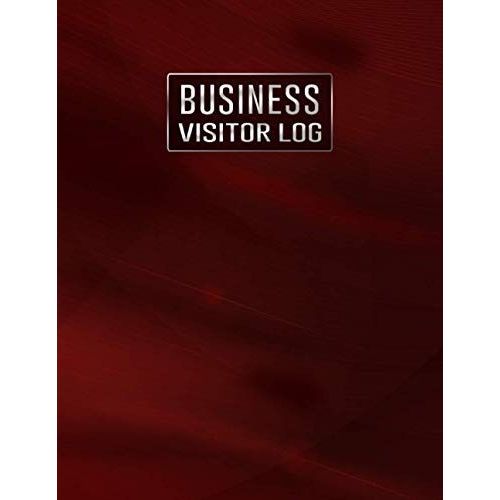 Business Visitor Log and Contact Tracing Register Visitor Book For