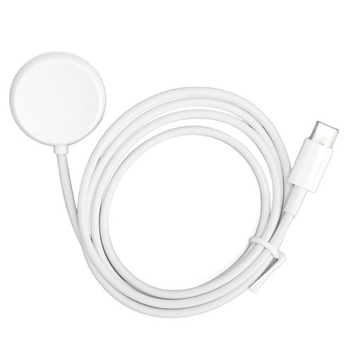 CâBle De Chargeur De Montre Usb C 1 M / 3,3 Pieds Montre Portable CâBle De Charge Rapide MagnéTique Pour Montre Intelligente Google Pixel Blanc