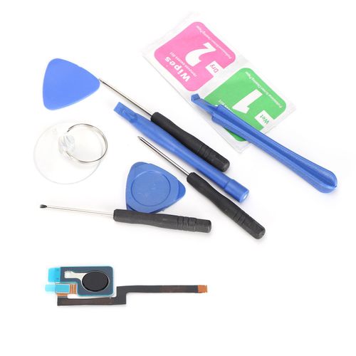 CâBle Flexible De Bouton De Capteur D'empreintes Digitales De Bouton D'accueil De Carte Pcb De 6,3 Pouces Pour Smartphone Google Pixel 3 Xl Noir