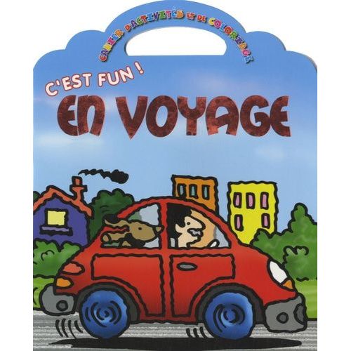 C'est Fun ! En Voyage - Cahier D'activits Et De Coloriage   de Elcy  Format Poche 