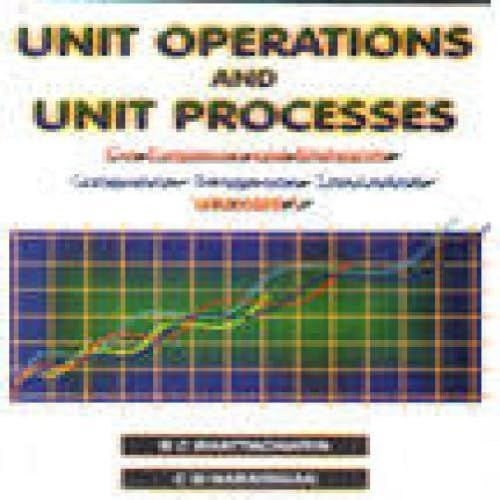 Unit Operations And Unit Processes Including Computer Programs-Vol.1    Format Broch 