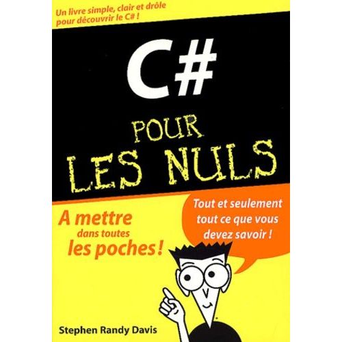 C# Pour Les Nuls    Format Broch 