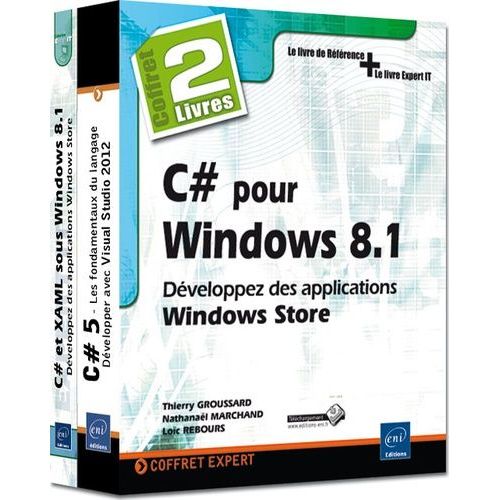 C# Pour Windows 8.1 - Dveloppez Des Applications Windows Store, Coffret 2 Livres   de thierry groussard  Format Coffret 