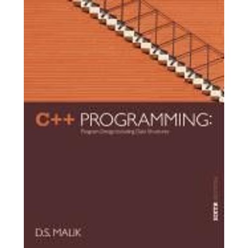 C++ Programming: Program Design Including Data Structures   de D. S. Malik  Format Poche 