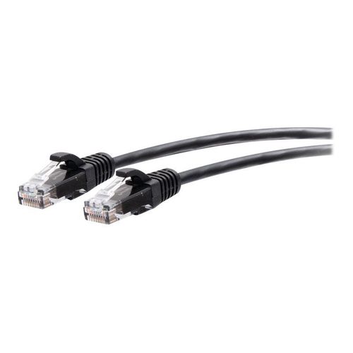 C2G 2ft (0.6m) Cat6a Snagless Unshielded (UTP) Slim Ethernet Network Patch Cable - Black