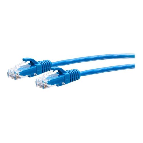 C2G 3ft (0.9m) Cat6a Snagless Unshielded (UTP) Slim Ethernet Network Patch Cable - Blue