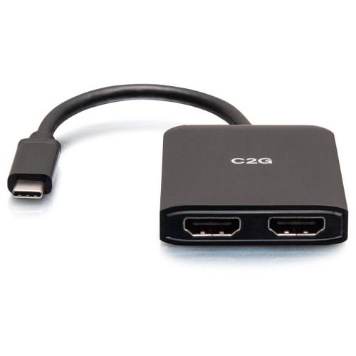 C2G USB-C to Dual HDMI MST Hub - 4K