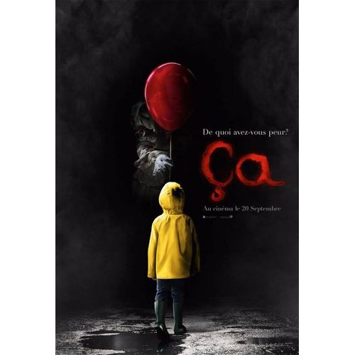 a : Chapitre 1 (It: Chapter One) - Vritable Affiche De Cinma Plie - Format 40x60 Cm - De Andy Muschietti Avec Bill Skarsgard, Sophia Lillis, Finn Wolfhard, Jaeden Lieberher - 2017