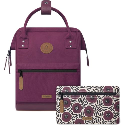 Cabaia - Modle Nice - Sac  Dos Avec 2 Poches - Mini - 12l - Dperlant Et Garantie  Vie - Elegant Pour Homme Et Femme - Ecole, Voyage Et Affaires - Certifi Vegan[X943]