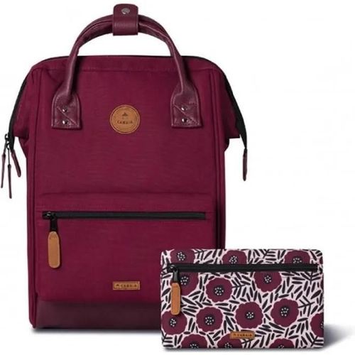 Cabaa - Sac  Dos Sville Et Pochette Amovible   - Rouge