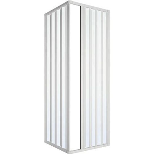 1 X Cabine De Douche-Bain En Pvc. Soufflet De Douche 90 X 90 Cm