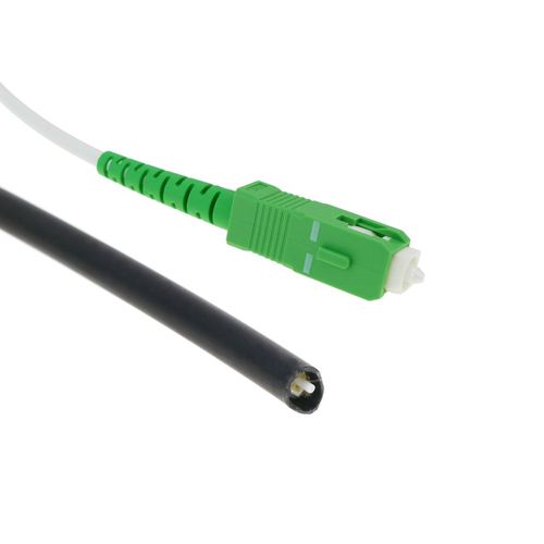 Cble  fibre optique SC/APC simplex monomodes G657A2 9/125 de 20 m OS2