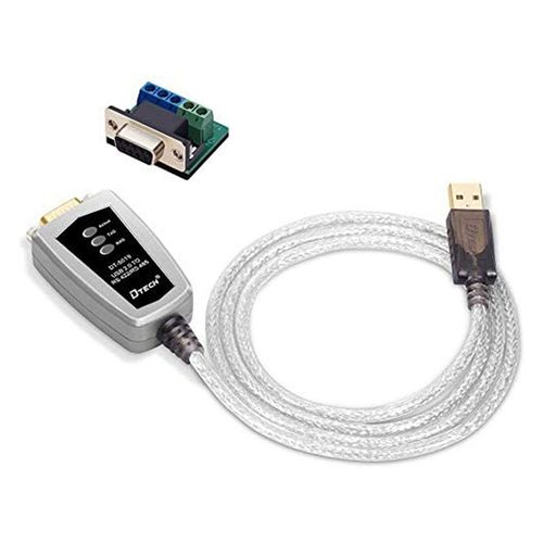 Câble adaptateur de Port série DTech USB vers RS422 RS485 avec jeu de