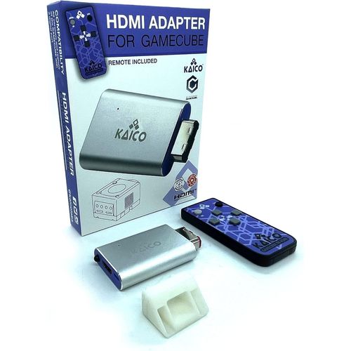 Cble Adaptateur Hdmi Pour Le Nintendo Gamecube Utilisant Le Logiciel Gcvideo. Prend En Charge Le Doublement De Ligne 2X Et Inclut La Tlcommande. Une Solution Plug & Play Simple[YIN4181191]