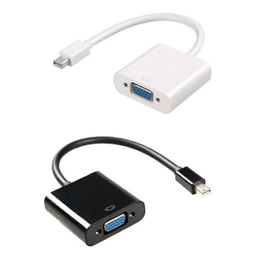 Cble adaptateur Mini DisplayPort vers VGA Prise en charge de la ligne de conversion DP vers VGA Mini DisplayPort v1.2