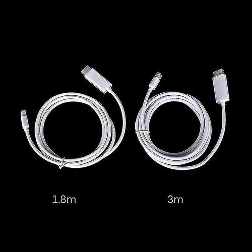 Cble adaptateur Thunderbolt Mini Displayport Dp vers HDMI utile pour Mac Macbook