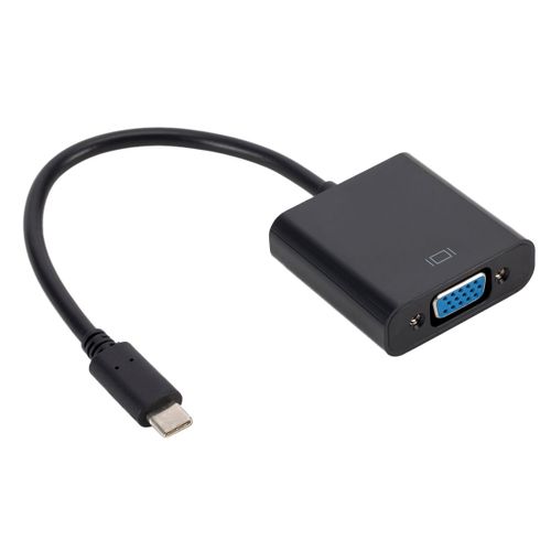 Cble adaptateur usb 3.1 vers VGA, Type C vers femelle, pour Macbook 12 pouces Chromebook Pixel Lumia 950XL