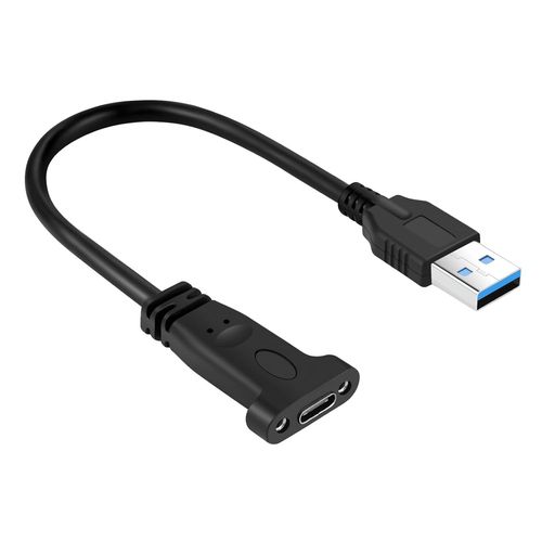 Cble adaptateur USB C Femelle vers USB Mle 0,2M,USB 3.1 Gen 2 type C vers USB A 10Gbps,Adaptateur de transfert de donnes,USB A vers USB C Cble d'extension pour Samsung,MacBook