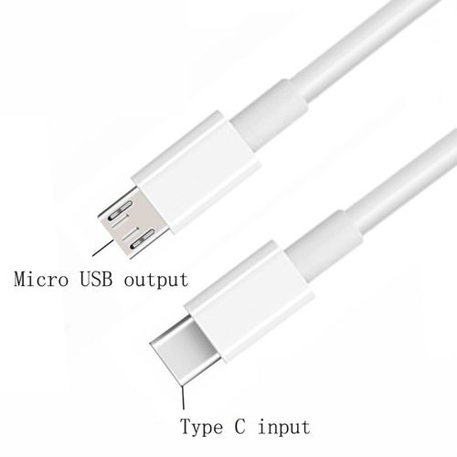 Cble adaptateur USB type C vers micro-USB mle, 1 m, cordon pour charge, synchronisation ou changes de donnes OTG