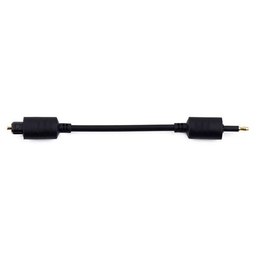 Cable audio  fibre optique prise carre vers prise ronde 3,5 mm