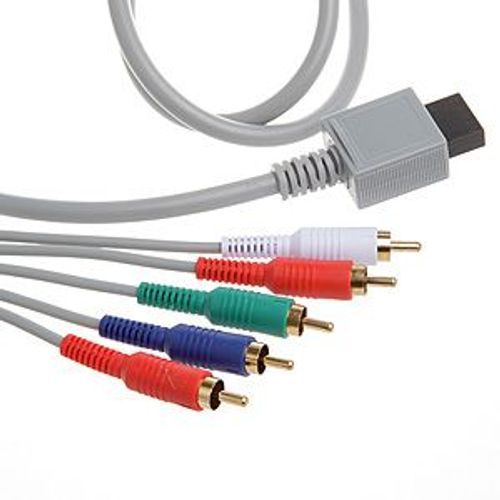 Cble AV Composante YUV Y/Pr/Pb pour Nintendo Wii HD Haute Dfinition