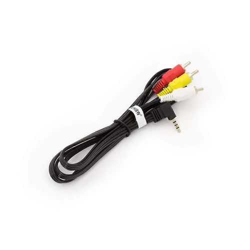 Cble composite audio-vido vhbw compatible avec Canon PowerShot HF200, HF21, HF11, HF20, HF10, HF100, HF S100, HF S10 Appareil photo, Appareil photo numrique - Cble AV