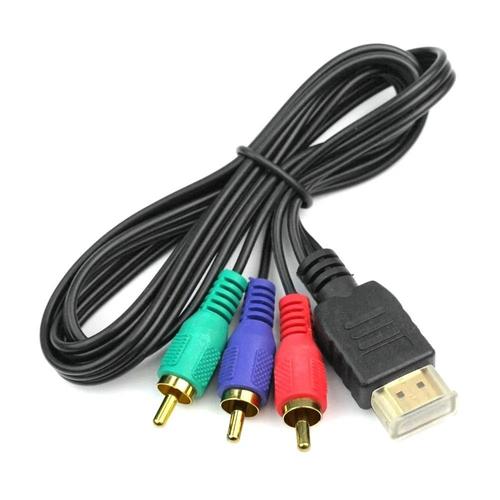 Cble convertisseur HDMI vers RCA AV 1m3ft HD TV, adaptateur AV, transmetteur, fonction de connexion, coordinateur vido