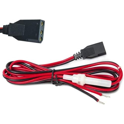Cble d'alimentation CB  2 fils Fiche allume-cigare pour radio CB Cordon d'alimentation  3 broches Fiche  3 broches 15A Cordon d'alimentation CB de remplacement avec fusible